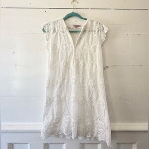 Calypso St. Barth white eyelet dress size XS